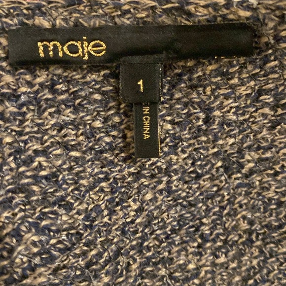 Maje Elegant Black Sequin Women's Jacket size 1 - Picture 4 of 5